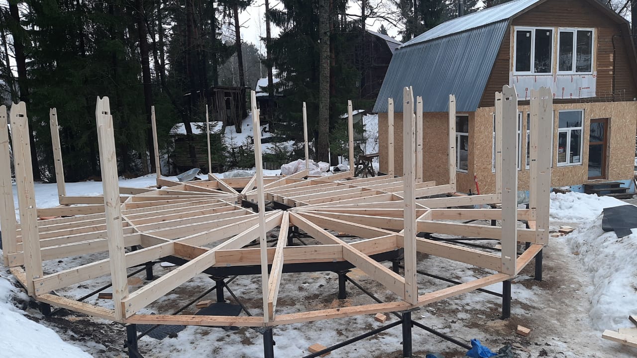 Началась сборка каркаса DOBROSFERA Z10HL Началась сборка каркаса DOBROSFERA Z10HL