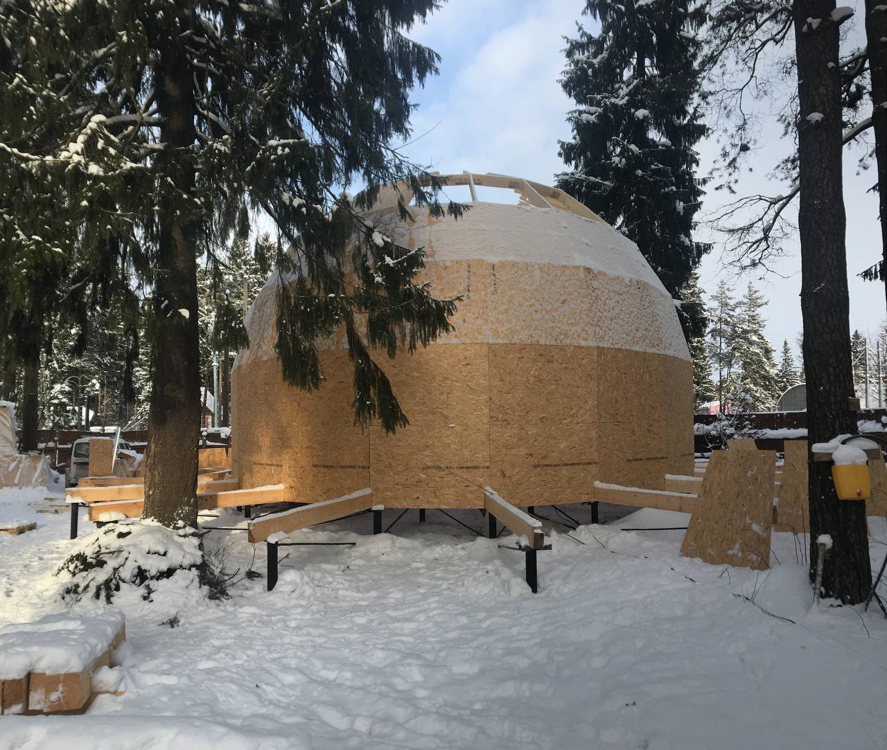 Закончили очередной купол DOBROSFERA Z10H во Всеволожске Закончили очередной купол DOBROSFERA Z10H во Всеволожске